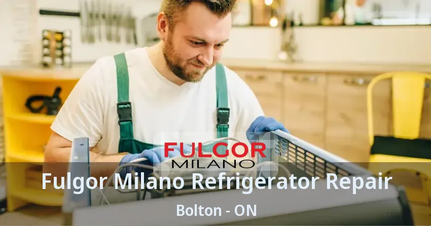 Fulgor Milano Refrigerator Repair Bolton - ON