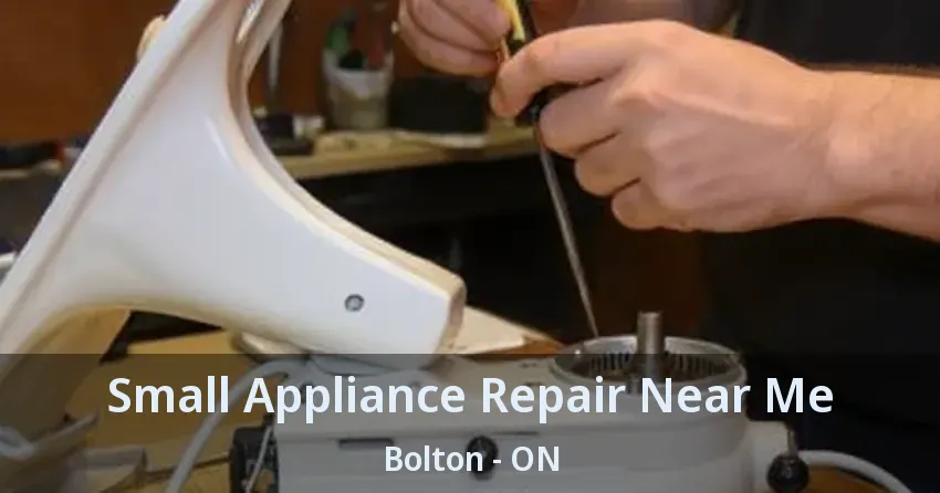 Small Appliance Repair Near Me Bolton - ON